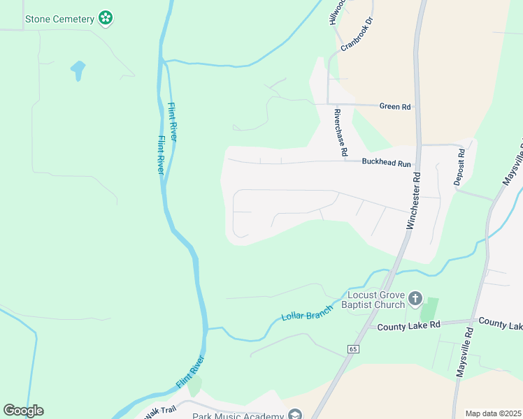 map of restaurants, bars, coffee shops, grocery stores, and more near 130 Chattooga Place in New Market
