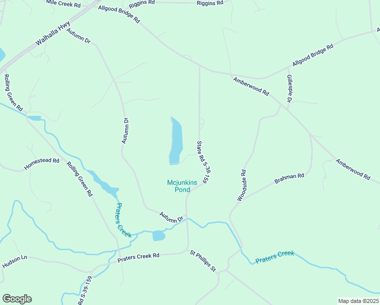 map of restaurants, bars, coffee shops, grocery stores, and more near 146 Praters Creek Road in Pickens