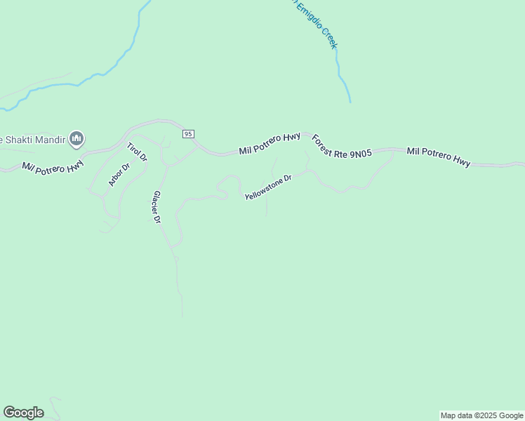 map of restaurants, bars, coffee shops, grocery stores, and more near 2405 Yellowstone Court in Frazier Park