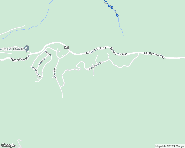 map of restaurants, bars, coffee shops, grocery stores, and more near 2405 Yellowstone Court in Frazier Park