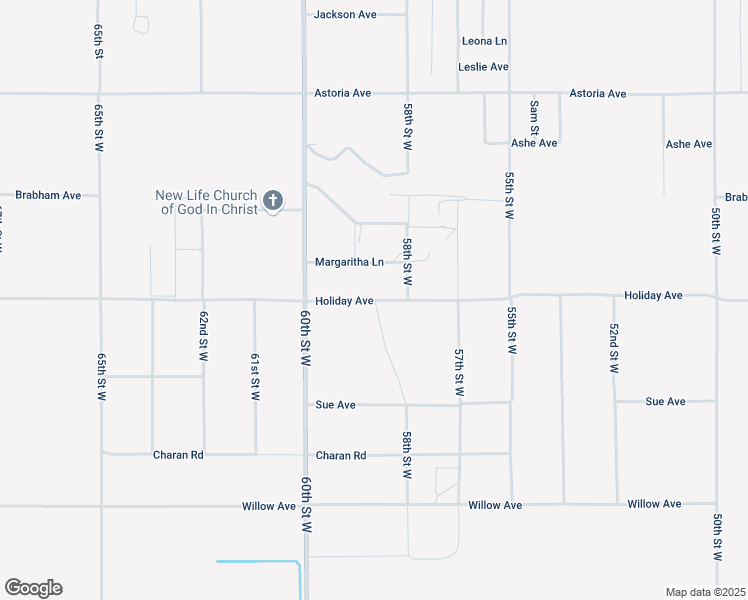 map of restaurants, bars, coffee shops, grocery stores, and more near 5729 Holiday Avenue in Rosamond