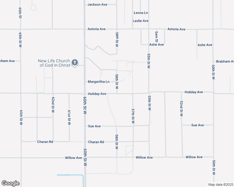 map of restaurants, bars, coffee shops, grocery stores, and more near Holiday Avenue in Rosamond