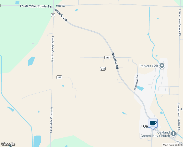 map of restaurants, bars, coffee shops, grocery stores, and more near 18-248 Lauderdale County 242 in Florence
