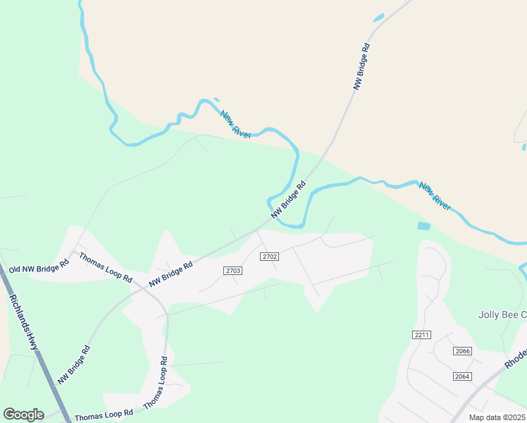 map of restaurants, bars, coffee shops, grocery stores, and more near 297 Northwest Bridge Road in Jacksonville