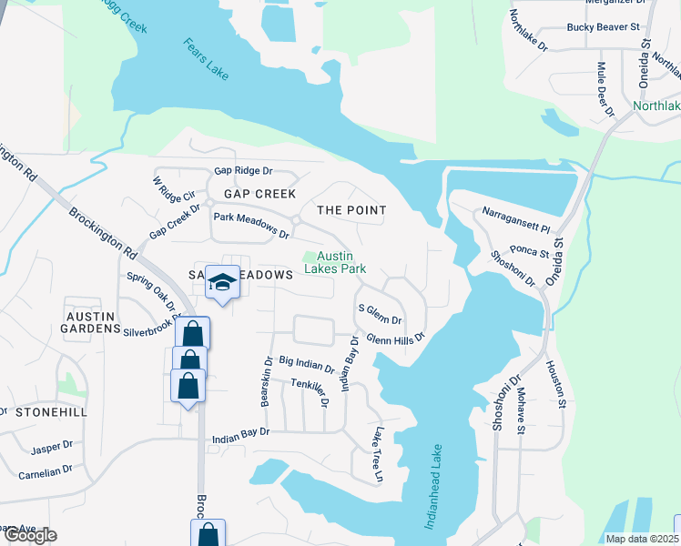 map of restaurants, bars, coffee shops, grocery stores, and more near 2108 Gap Creek Drive in Sherwood
