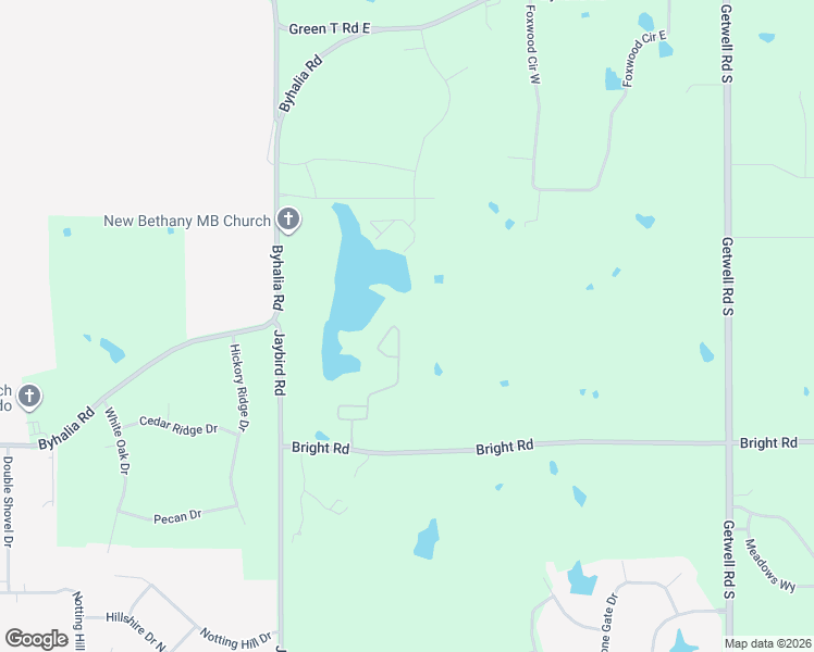 map of restaurants, bars, coffee shops, grocery stores, and more near 2346 Bright Road in Hernando