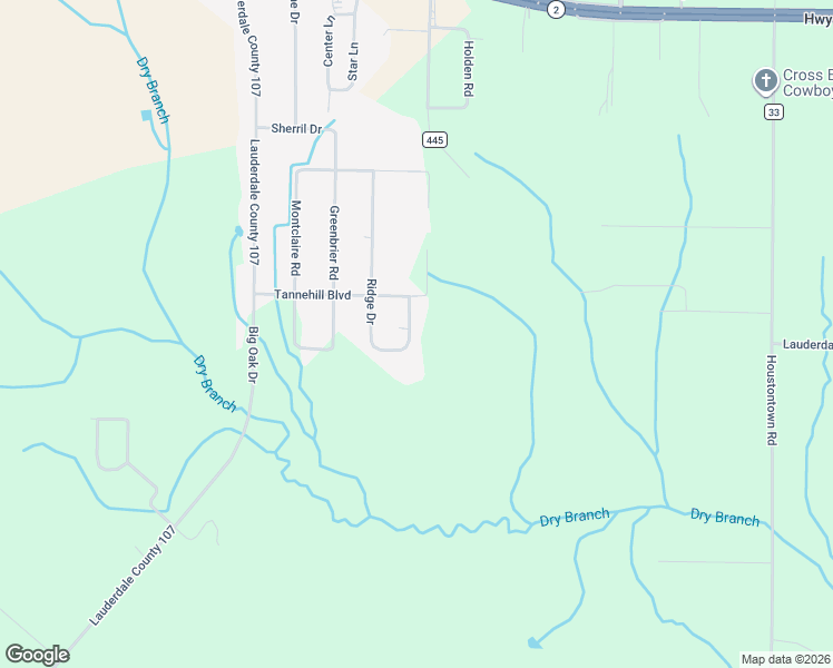 map of restaurants, bars, coffee shops, grocery stores, and more near 1139 Ridge Drive in Killen