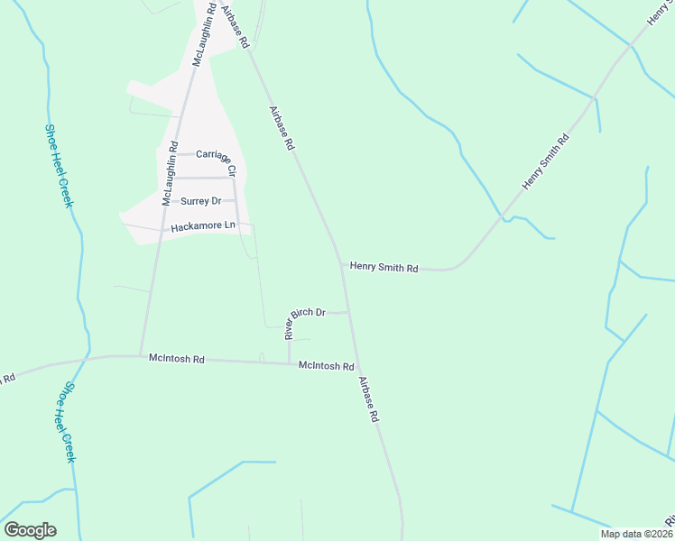 map of restaurants, bars, coffee shops, grocery stores, and more near 21140 Airbase Road in Wagram