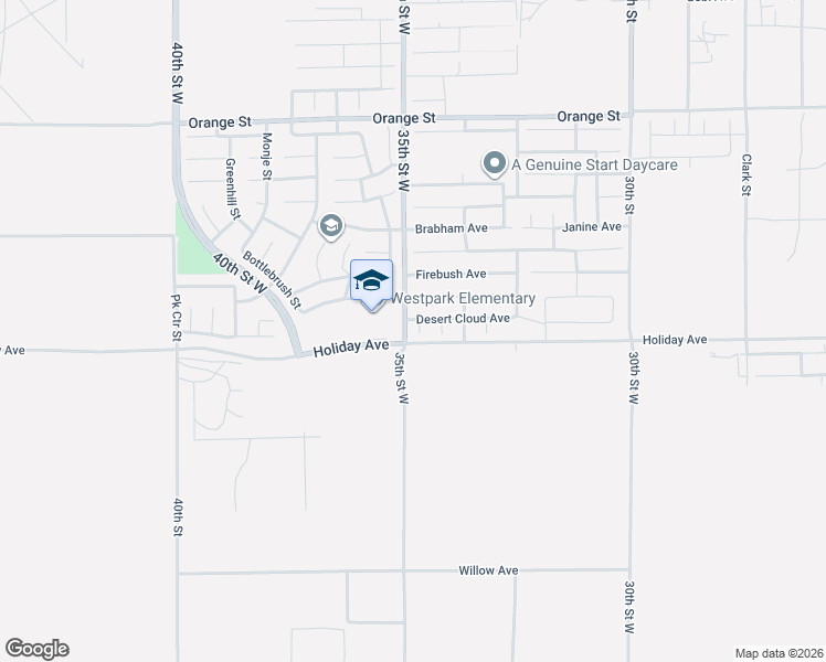 map of restaurants, bars, coffee shops, grocery stores, and more near 2019 Morningstar Court in Rosamond