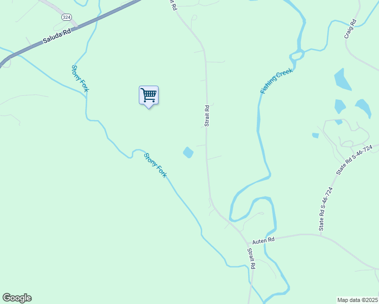 map of restaurants, bars, coffee shops, grocery stores, and more near 3646 Strait Road in Rock Hill