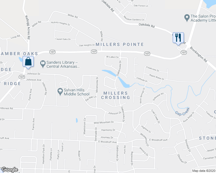map of restaurants, bars, coffee shops, grocery stores, and more near 9201 Wetherbee Circle in Sherwood