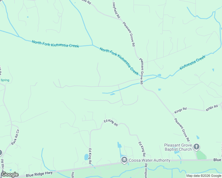 map of restaurants, bars, coffee shops, grocery stores, and more near 271 Burnette Road North in Blairsville