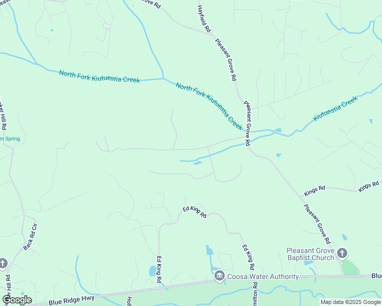 map of restaurants, bars, coffee shops, grocery stores, and more near 291 Floyds Way in Blairsville