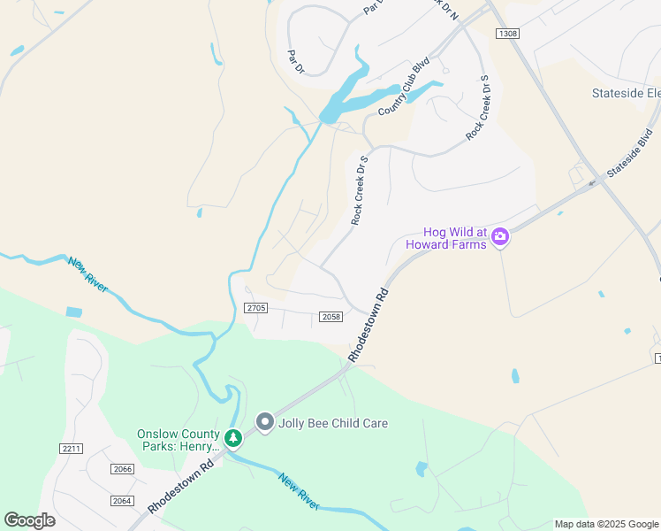 map of restaurants, bars, coffee shops, grocery stores, and more near 114 Cross Creek Drive in Jacksonville