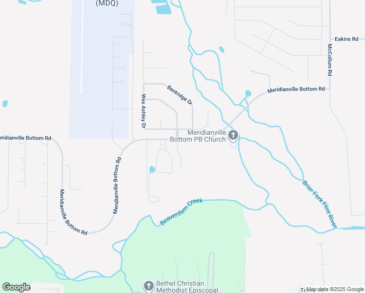 map of restaurants, bars, coffee shops, grocery stores, and more near 954 Meridianville Bottom Road in Meridianville