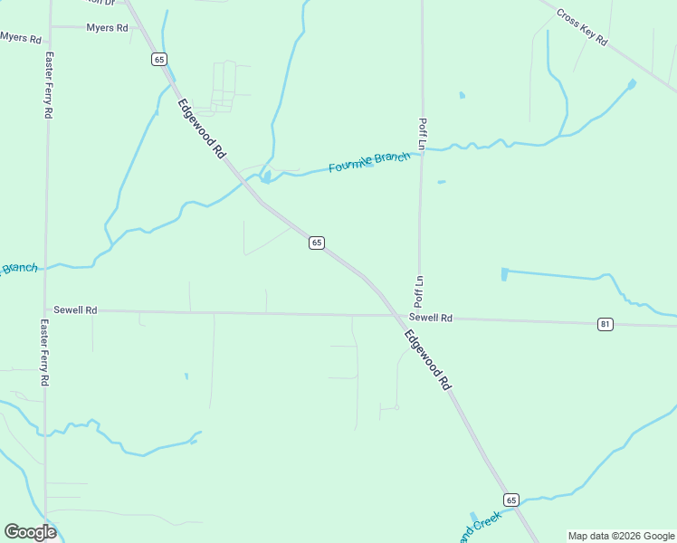 map of restaurants, bars, coffee shops, grocery stores, and more near 20373 Edgewood Road in Athens