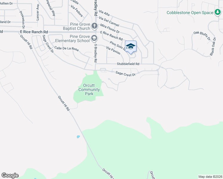 map of restaurants, bars, coffee shops, grocery stores, and more near 1158 Flax Drive in Santa Maria