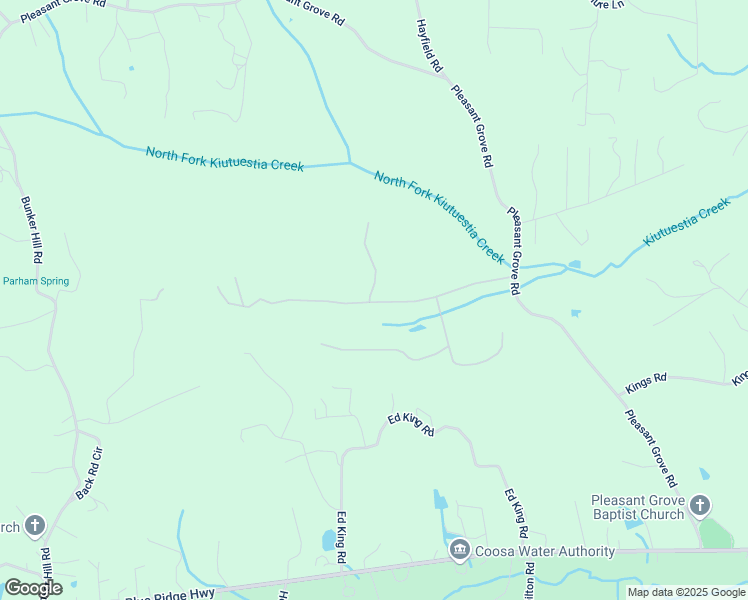 map of restaurants, bars, coffee shops, grocery stores, and more near 0 Nathaniels Way in Blairsville