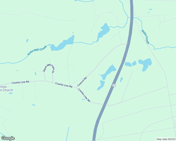 map of restaurants, bars, coffee shops, grocery stores, and more near 6890 Council Road in Fayetteville