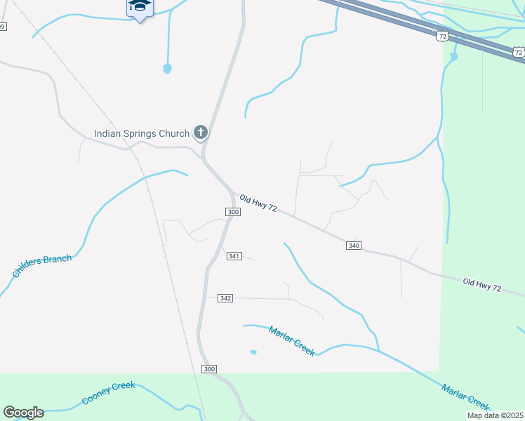 map of restaurants, bars, coffee shops, grocery stores, and more near 12 County Road 340 in Glen