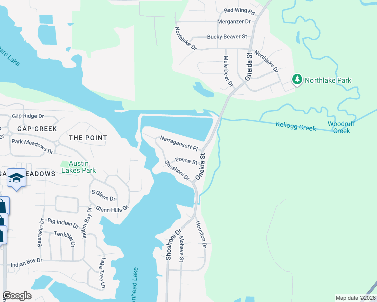 map of restaurants, bars, coffee shops, grocery stores, and more near 24 Narragansett Place in Sherwood