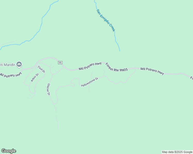 map of restaurants, bars, coffee shops, grocery stores, and more near 14009 Yellowstone Drive in Frazier Park