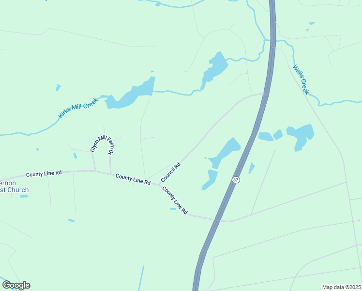 map of restaurants, bars, coffee shops, grocery stores, and more near 6890 Council Road in Fayetteville