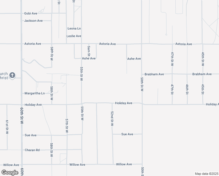 map of restaurants, bars, coffee shops, grocery stores, and more near Holiday Avenue in Rosamond