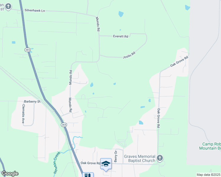 map of restaurants, bars, coffee shops, grocery stores, and more near in North Little Rock