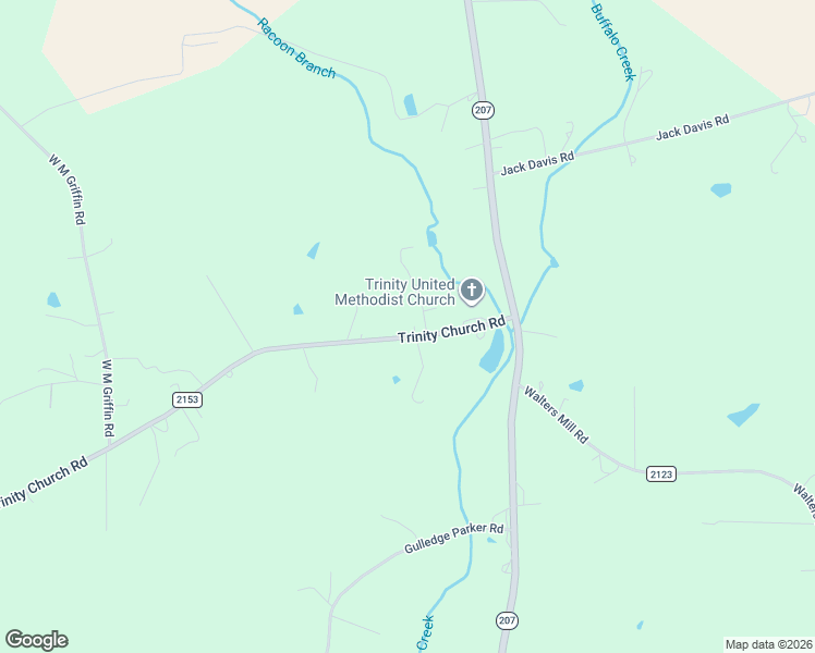 map of restaurants, bars, coffee shops, grocery stores, and more near 212 Trinity Church Road in Monroe