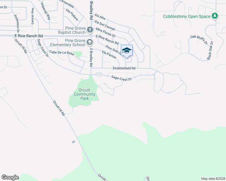 map of restaurants, bars, coffee shops, grocery stores, and more near in Orcutt