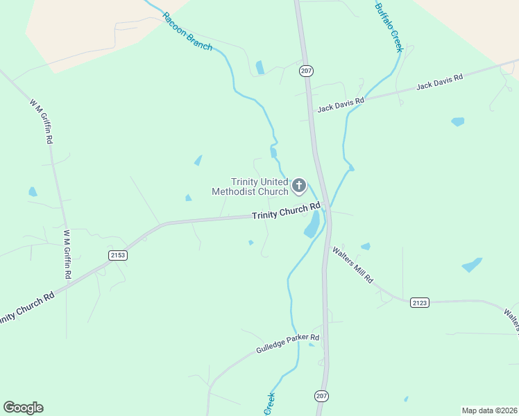 map of restaurants, bars, coffee shops, grocery stores, and more near 212 Trinity Church Road in Monroe