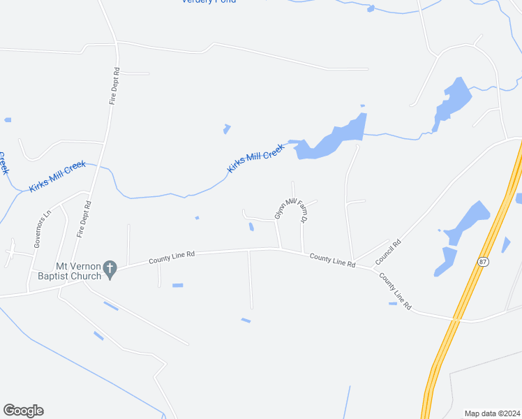 map of restaurants, bars, coffee shops, grocery stores, and more near 3411 Willa Court in Fayetteville