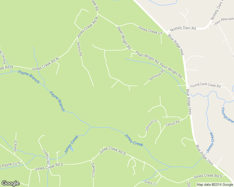 map of restaurants, bars, coffee shops, grocery stores, and more near 80 Iris Lane in Blairsville