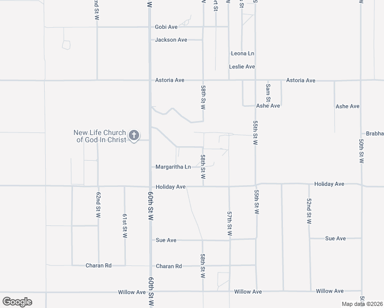 map of restaurants, bars, coffee shops, grocery stores, and more near 5800 Hidden Trail Road in Rosamond