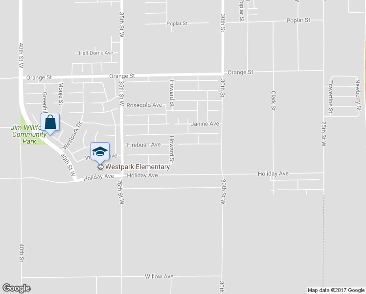 map of restaurants, bars, coffee shops, grocery stores, and more near 3200 Patti Rose Avenue in Rosamond