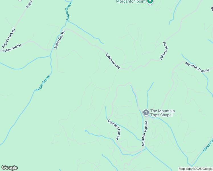 map of restaurants, bars, coffee shops, grocery stores, and more near 106 Underlook Road in Blue Ridge