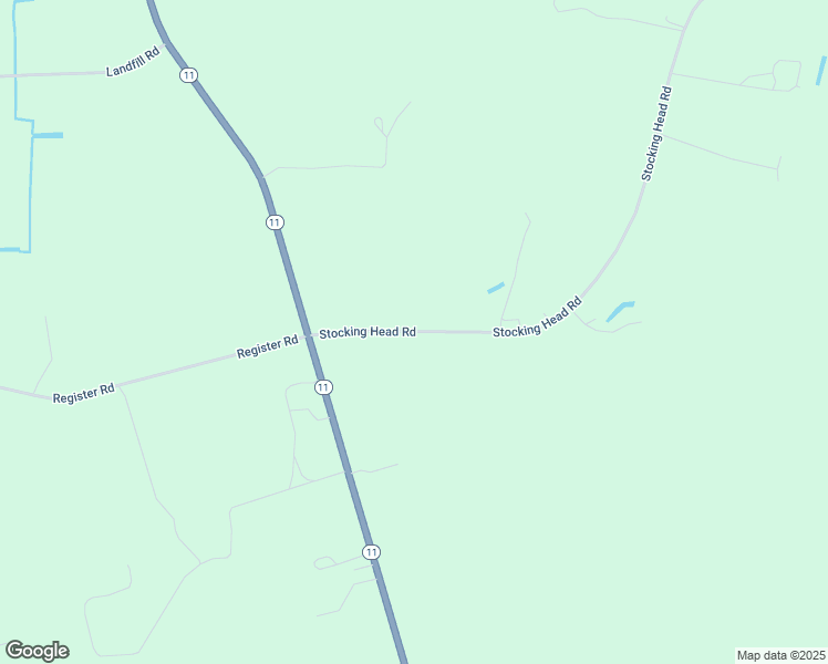 map of restaurants, bars, coffee shops, grocery stores, and more near 146 Stocking Head Road in Rose Hill