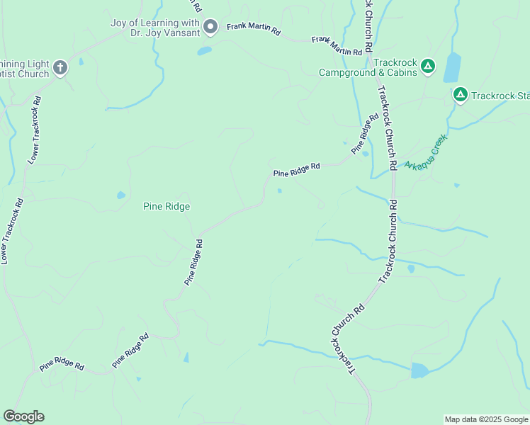 map of restaurants, bars, coffee shops, grocery stores, and more near 1178 Pine Ridge Road in Blairsville
