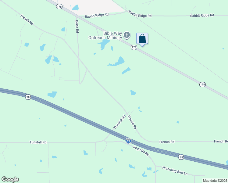 map of restaurants, bars, coffee shops, grocery stores, and more near 1024 French Road in Byhalia