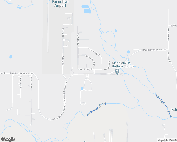 map of restaurants, bars, coffee shops, grocery stores, and more near 204 West Ashley Drive in Meridianville