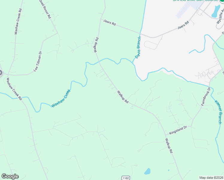 map of restaurants, bars, coffee shops, grocery stores, and more near 7714 Walkup Road in Marvin
