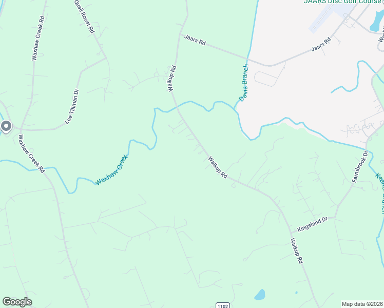 map of restaurants, bars, coffee shops, grocery stores, and more near 7714 Walkup Road in Marvin