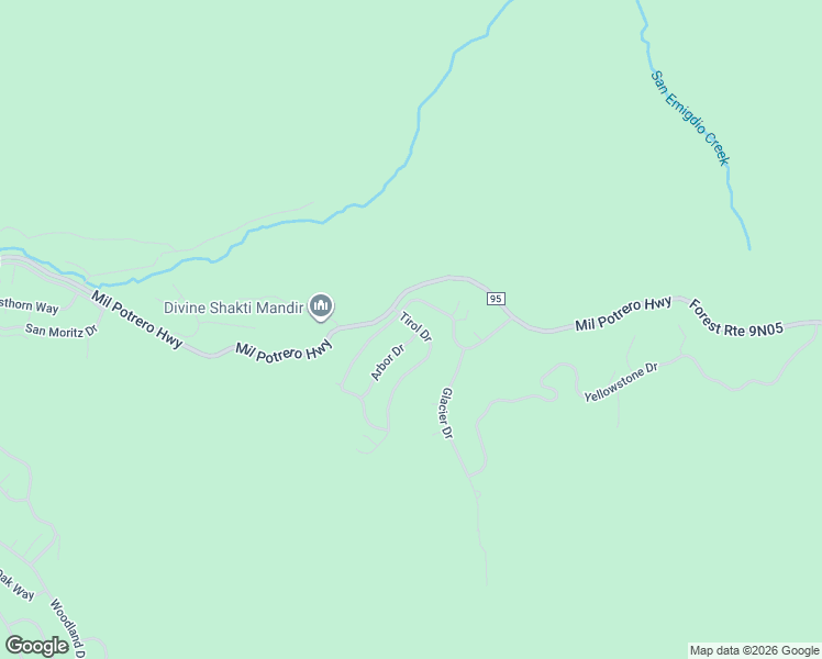map of restaurants, bars, coffee shops, grocery stores, and more near 2617 Arbor Drive in Frazier Park