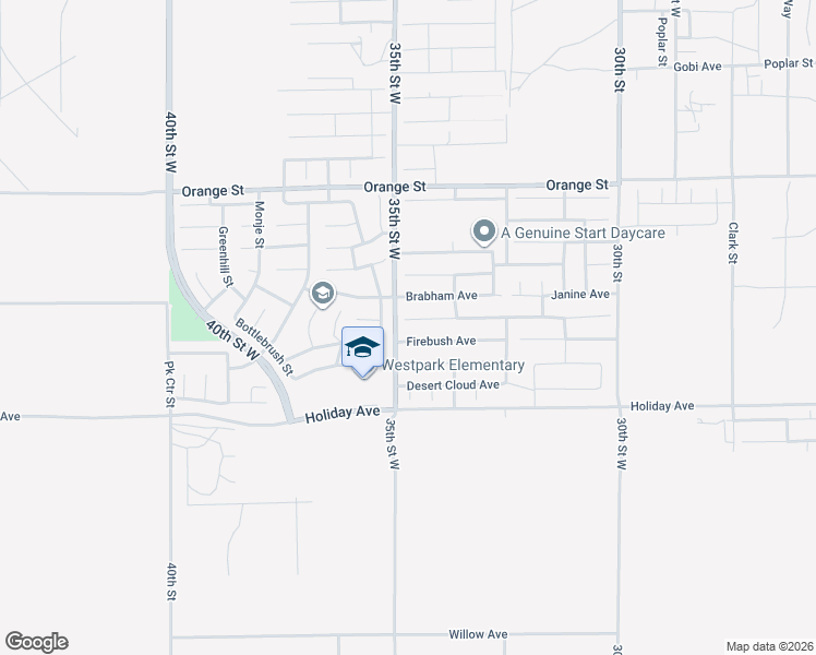 map of restaurants, bars, coffee shops, grocery stores, and more near 3448 Summer Breeze Avenue in Rosamond
