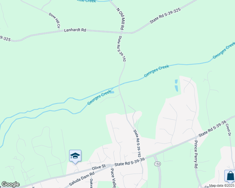 map of restaurants, bars, coffee shops, grocery stores, and more near 110 Carmen Lane in Easley