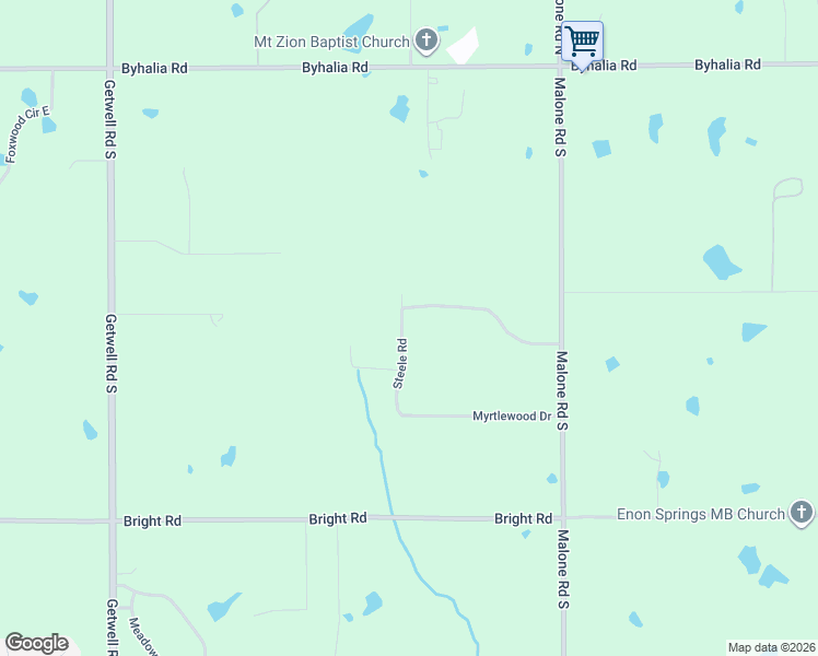 map of restaurants, bars, coffee shops, grocery stores, and more near 775 Steele Road in Hernando