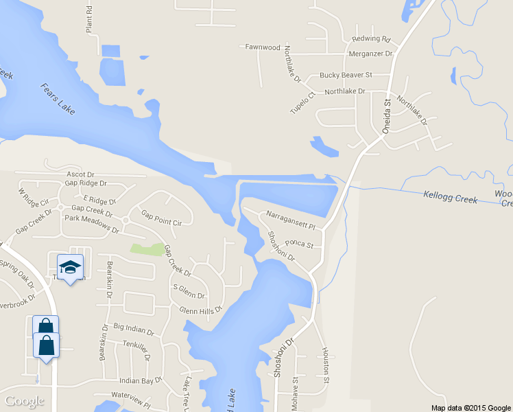 map of restaurants, bars, coffee shops, grocery stores, and more near 5 Narragansett Pl in Sherwood