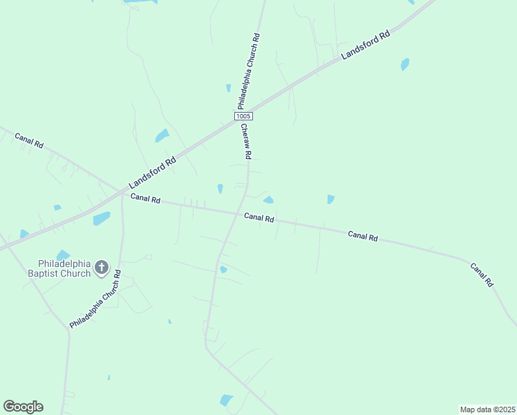 map of restaurants, bars, coffee shops, grocery stores, and more near 4611 Canal Road in Marshville