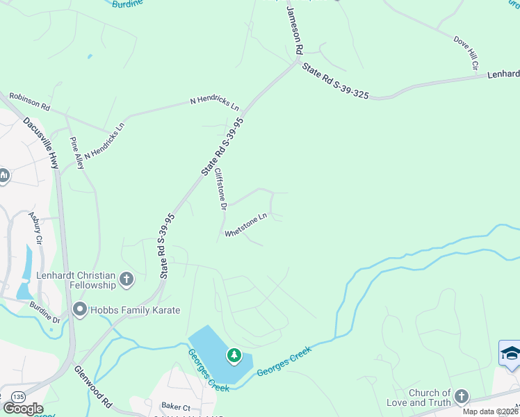 map of restaurants, bars, coffee shops, grocery stores, and more near 119 Whetstone Lane in Easley
